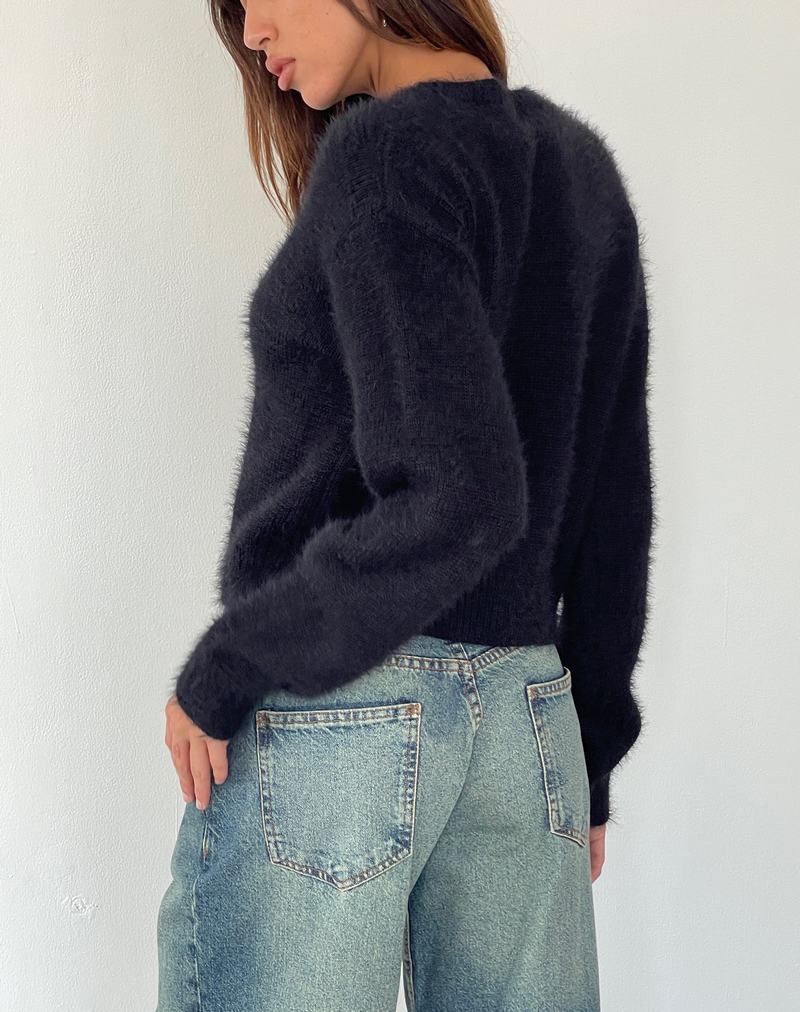 Motel Rocks Audrina Cardigan Dames Zwart | ETQ9980WV