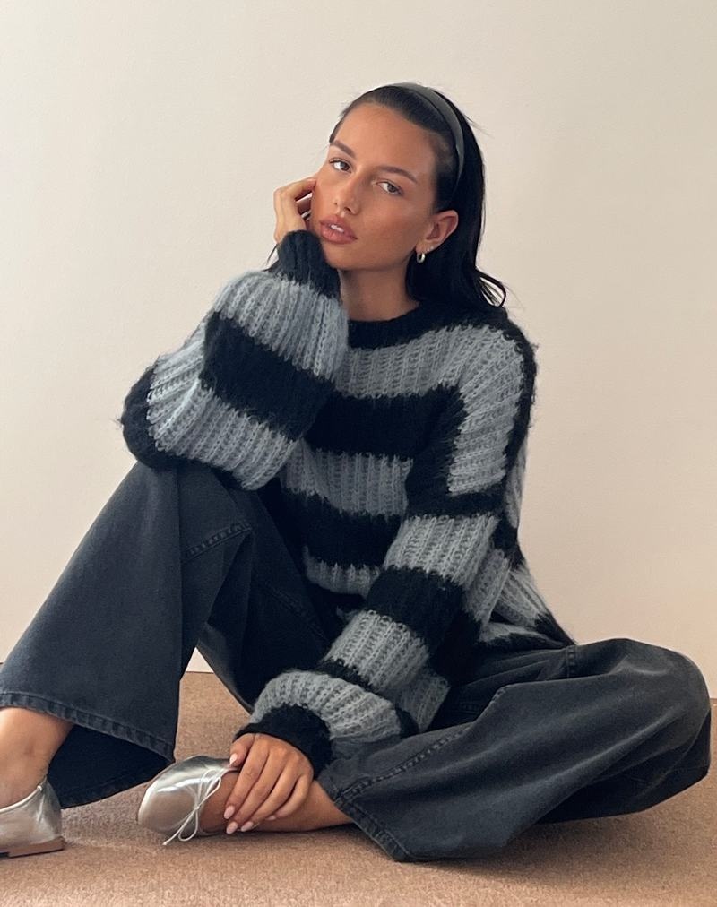 Motel Rocks Daren Jumpers Dames Grijs | JPD7270DA