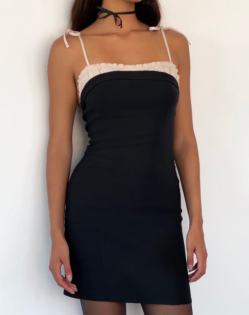 Motel Rocks Daruka Mini-jurk Dames Zwart | RTM44ZE