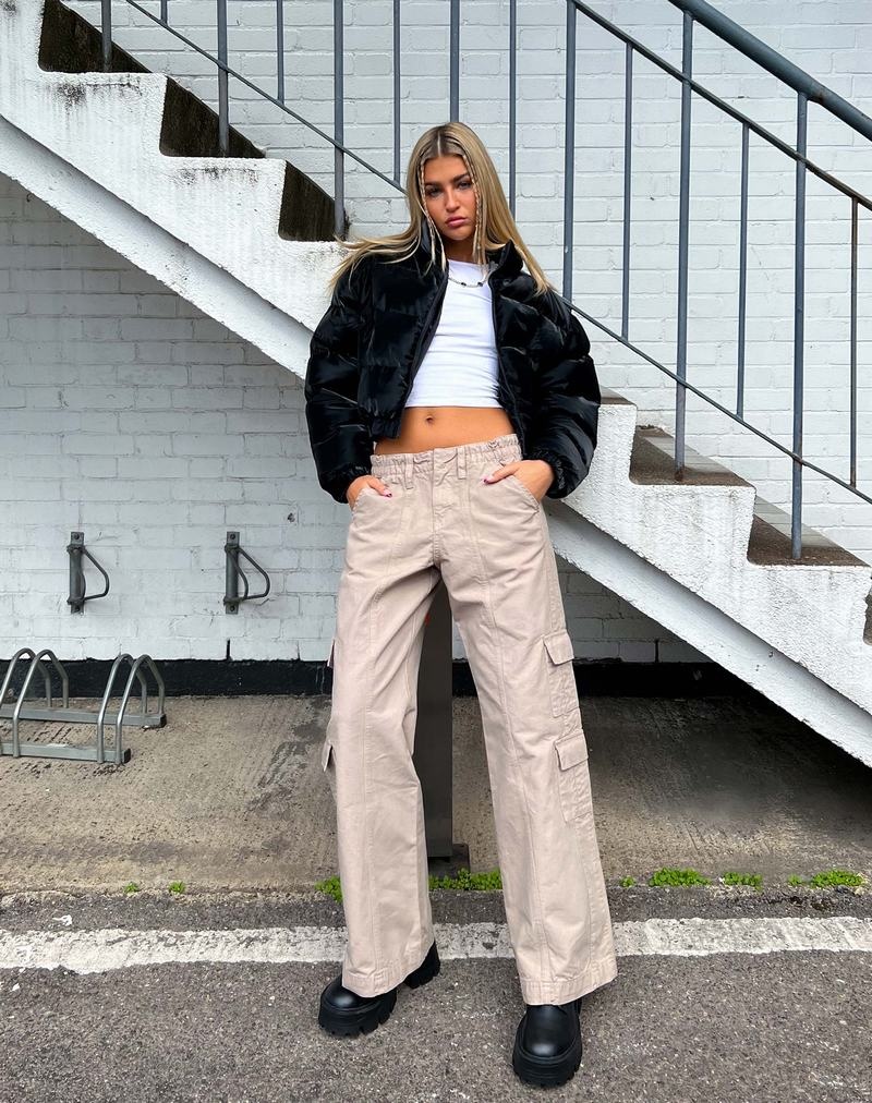 Motel Rocks Hansa Cargo Broek Dames Grijs | MNS6772MI