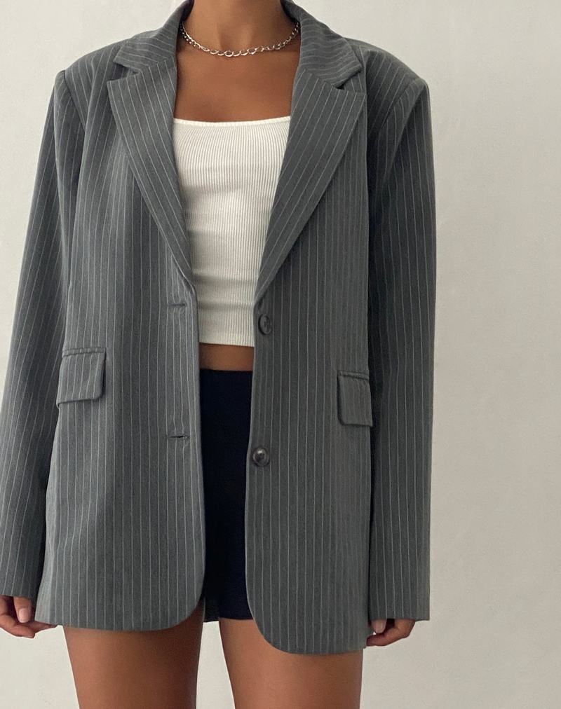Motel Rocks Maiwa Blazer Dames Grijs | RVF884QX