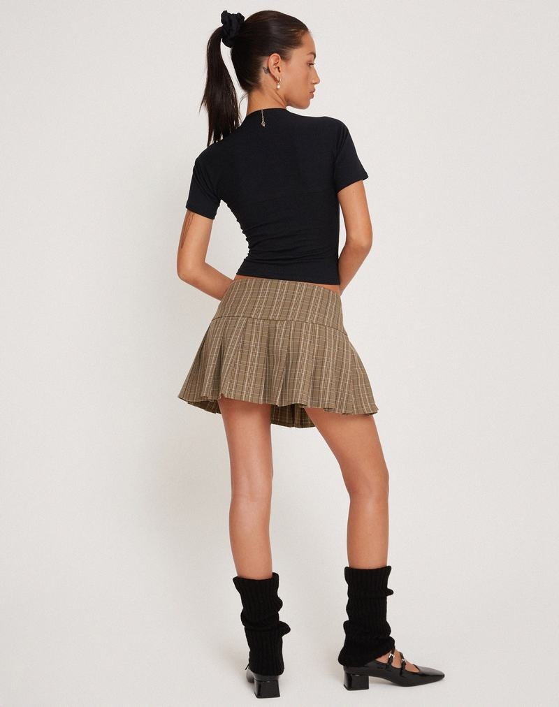 Motel Rocks Requa Kort Sleeve Bijgesneden Tops Dames Zwart | SNP595YY